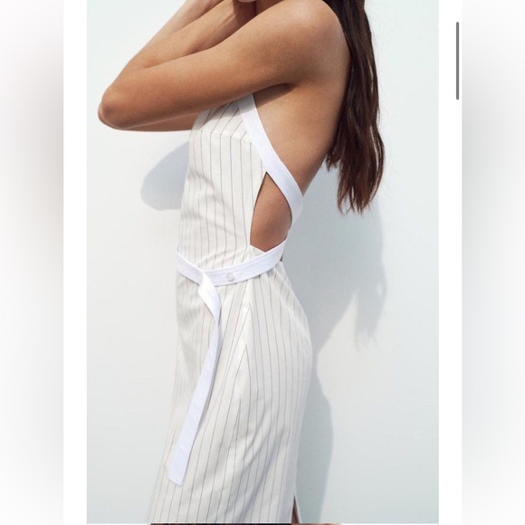 Zara Halter Midi Dress - Picture 2 of 8